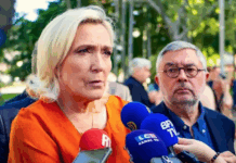 Rassemblement National's Marie Le Pen